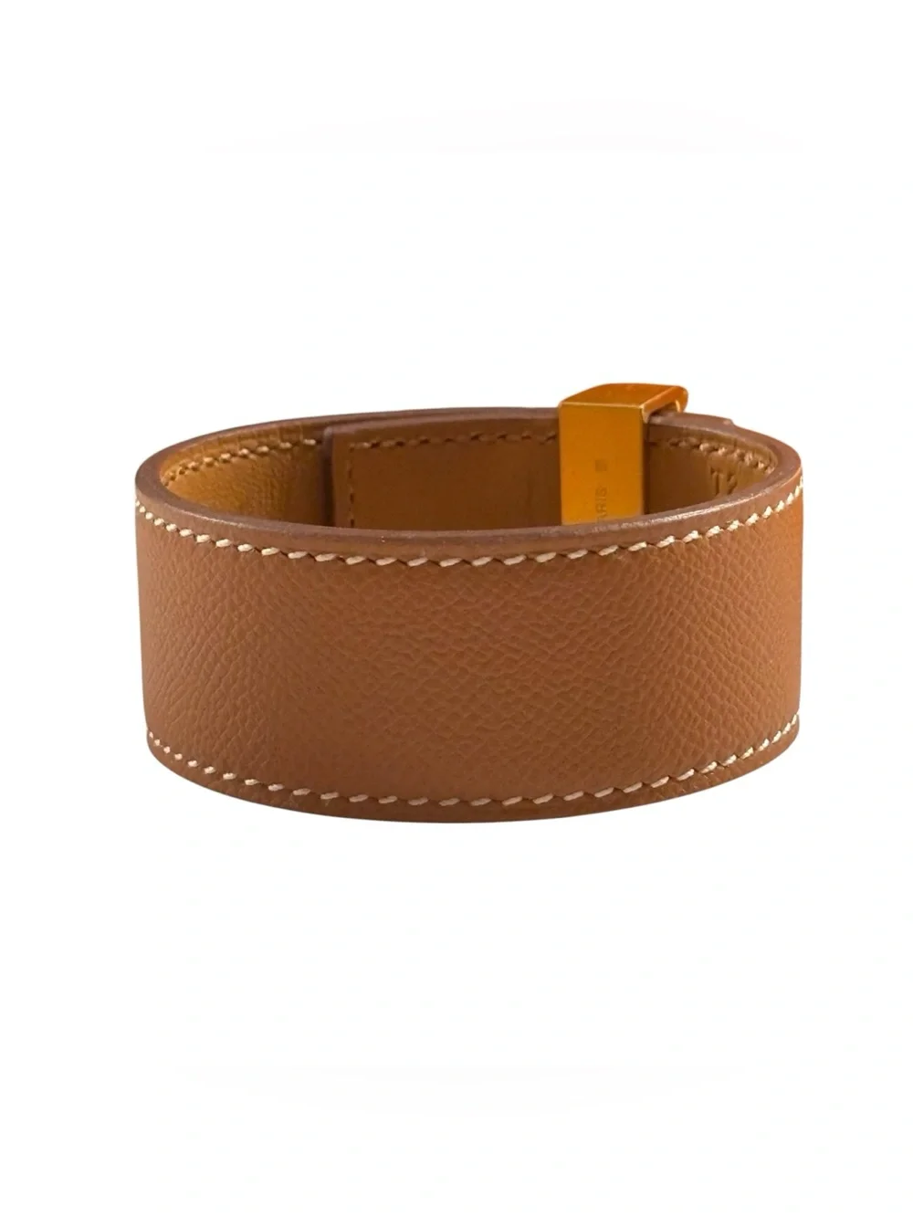 Hermès Collier de Chien 24 CDC Gold (Tan) Epsom Bracelet GHW T2